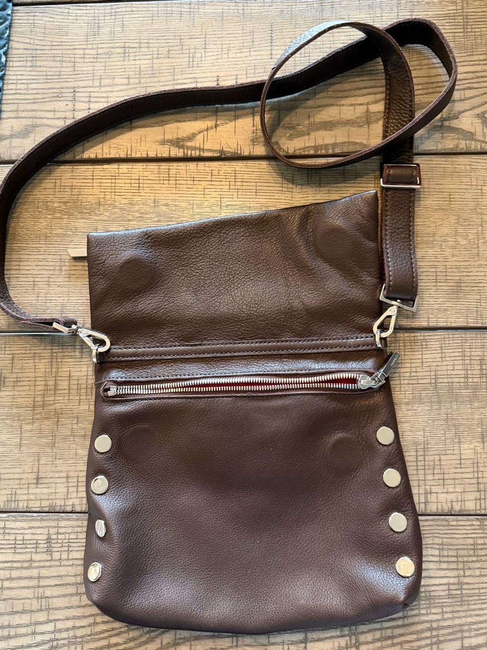 Hammitt Dark Brown Leather Crossbody Belt Bag - Picture 4 of 6